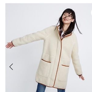 Madewell Sherpa Estate Coat